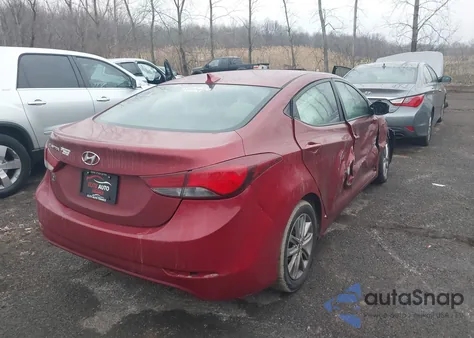 2016 Hyundai Elantra Se from USA, damaged, VIN 5NPDH4AE3GH655651